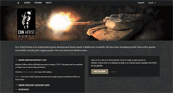 Desktop Screenshot of conartistgames.com